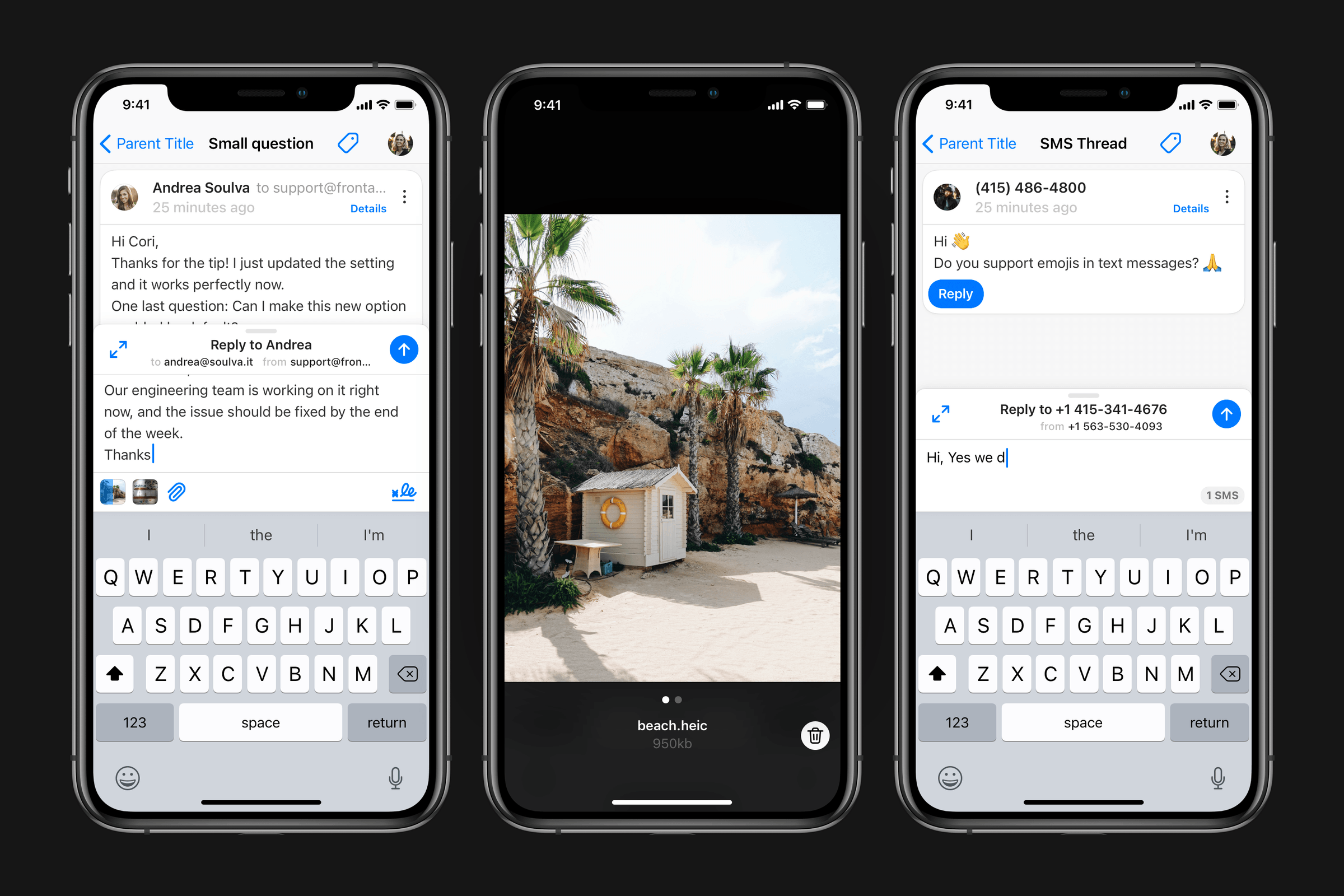 Front for iOS